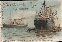 Norddeutscher Lloyd Bremen Postcard