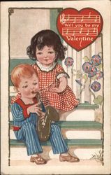 Will You Be My Valentine Postcard