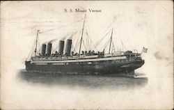 S.S. Mount Vernon Boats, Ships Postcard Postcard Postcard