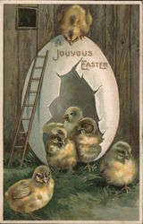 A Joyous Easter Postcard