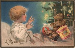 A Merry Christmas Children Postcard Postcard Postcard