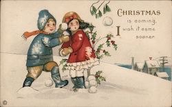 Christmas is coming. I wish it came sooner Postcard