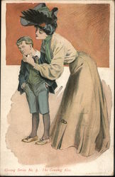 The Coaxing Kiss Postcard