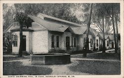 Gents' Swimming Pool, in Park Postcard