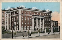 Students Hall, Barnard College, Columbia University, Located Between 119th St. and 120th St. West of Broadway Postcard