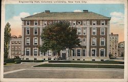 Engineering Hall, Columbia University, Located on the West Side of the Main Group of Buildings Postcard