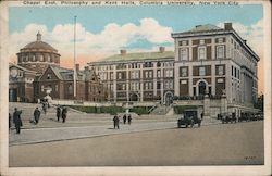 Chapel East, Philosophy and Kent Halls, Columbia University Postcard