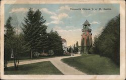 University Chimes, U. of W., Seattle Washington Postcard Postcard Postcard