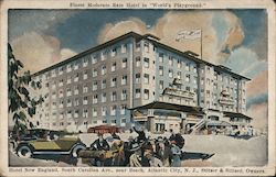 Hotel New England, South Carolina Ave, near beach - Finest moderate rate hotel in "world's playground" Postcard