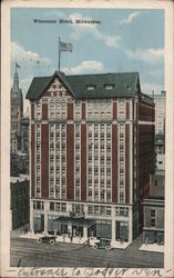 Wisconsin Hotel Milwaukee, WI Postcard Postcard Postcard