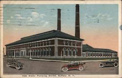 New Water Pumping Works Postcard