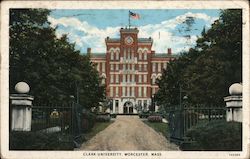 Clark University Worcester, MA Postcard Postcard Postcard