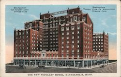 The New Nicollet Hotel Minneapolis, MN Postcard Postcard Postcard