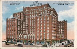 The new Nicolet Hotel Minneapolis, MN Postcard Postcard Postcard