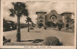 Scenes Along the Sunset Route - Sunset Depot Postcard