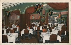 Lincoln Turner Hall Cafe 1005 Diversey Parkway Chicago, IL Postcard Postcard Postcard