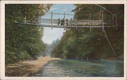 Overhanging bridge Santa Cruz, CA Postcard Postcard Postcard