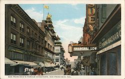 San Francisco's famous Chinatown California Postcard Postcard Postcard