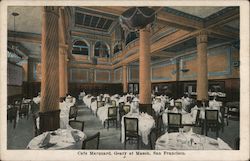 Cafe Marquard, Geary at Mason San Francisco, CA Postcard Postcard Postcard