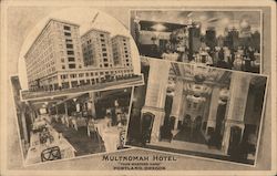 Multnomah Hotel - Cameo Views Portland, OR Postcard Postcard Postcard