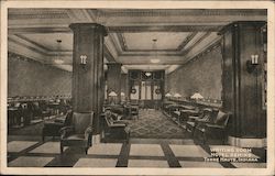 Writing Room - Hotel Deming Terre Haute, IN Postcard Postcard Postcard