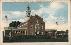 Massachusetts State Building - Eastern States Exposition Springfield, MA Postcard Postcard Postcard