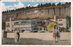 Beach Home of Jesse Laske Santa Monica, CA Postcard Postcard Postcard