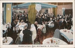 Erandstatter's Cafe Montmartre in Hollywood California Postcard Postcard Postcard