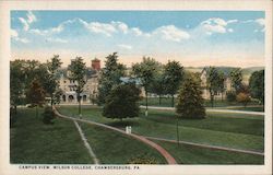 Campus View, Wilson College Postcard