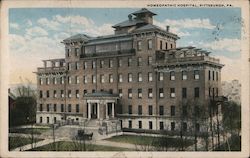 Homeopathic Hospital Pittsburgh, PA Postcard Postcard Postcard