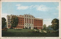 St. Luke's Hospital, 44th and Mill Creek Boulevard Postcard