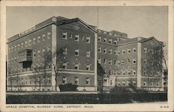 Grace Hospital Nurses' Home Detroit, MI Postcard Postcard Postcard