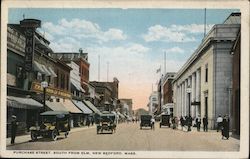 Purchase Street, South from ELm New Bedford, MA Postcard Postcard Postcard