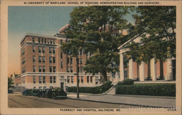 University Of Maryland, School Of Medicine, Administration Building And ...