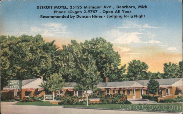 Detroit Motel - 25125 Michigan Ave. - Open all year - Recommended by ...