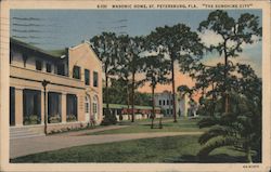 Masonic Home, "The Sunshine City" St. Petersburg, FL Postcard Postcard Postcard