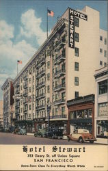 Hotel Stewart Postcard