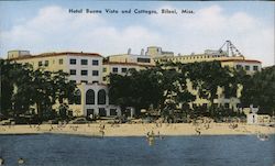 Hotel Buena Vista and Cottages Biloxi, MS Postcard Postcard Postcard