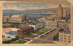 Overlooking Ocean Avenue, Showing Auditorium Postcard