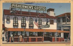 Fisherman's Grotto, Fisherman's Wharf Postcard