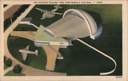 Aviation Building - New York World's Fair 1939 1939 NY World's Fair Postcard Postcard Postcard