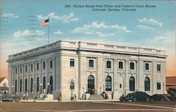 United States Post Office and Federal Court House Colorado Springs, CO Postcard Postcard Postcard