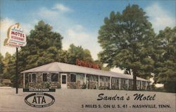 Sandra's Motel Nashville, TN Postcard Postcard Postcard