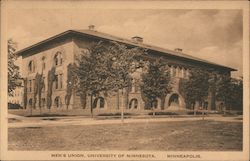 Men's Union, University of Minnesota Minneapolis, MN Postcard Postcard Postcard