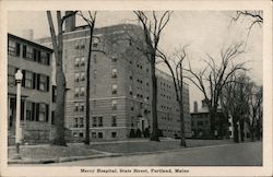 Mercy Hospital, State Street Portland, ME Postcard Postcard Postcard