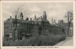 Maine General Hospital, Western Promenade Portland, ME Postcard Postcard Postcard