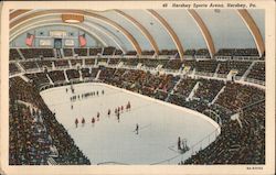 Hershey Sports Arena Pennsylvania Postcard Postcard Postcard