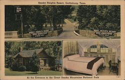 Smoky Heights Resort Gatlinburg, TN Postcard Postcard Postcard