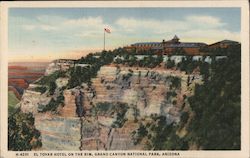 El Tovar Hotel on the Rim, Grand Canyon National Park Arizona Postcard Postcard Postcard