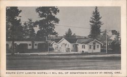 South City Limits Motel - 1 Mi. So. of Downtown - Hiway 97 Postcard